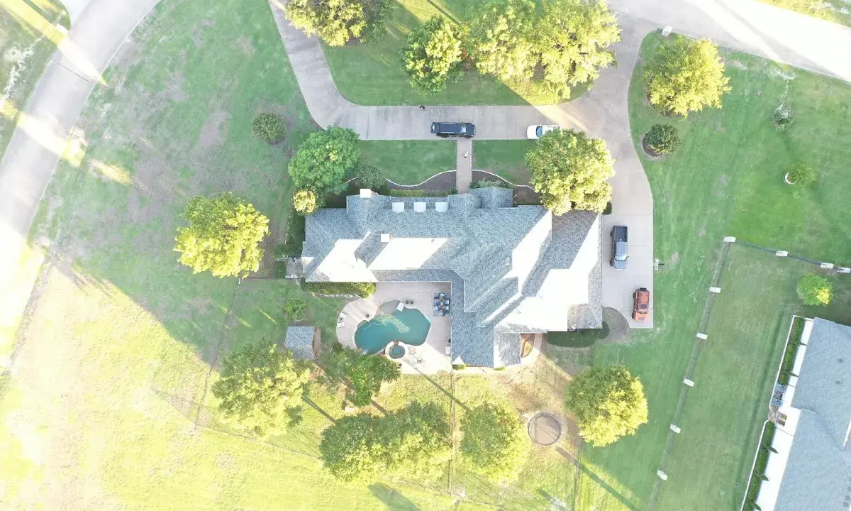 New shingle roof installation on a home in Crete